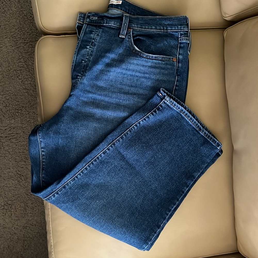 Levi's Ribcage Straight Ankle Jeans Size 18W Womens Plus Size, EC - Picture 2 of 6
